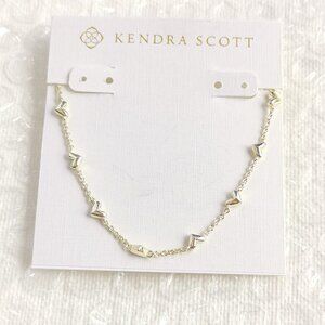 NEW❤️ Kendra Scott Haven Heart Gold Strand Necklace ❤️